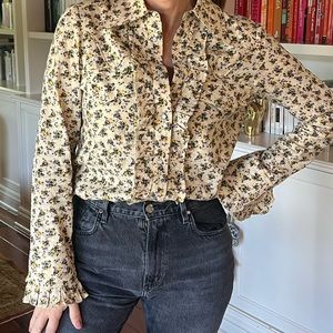 Zadig and Voltaire floral button down